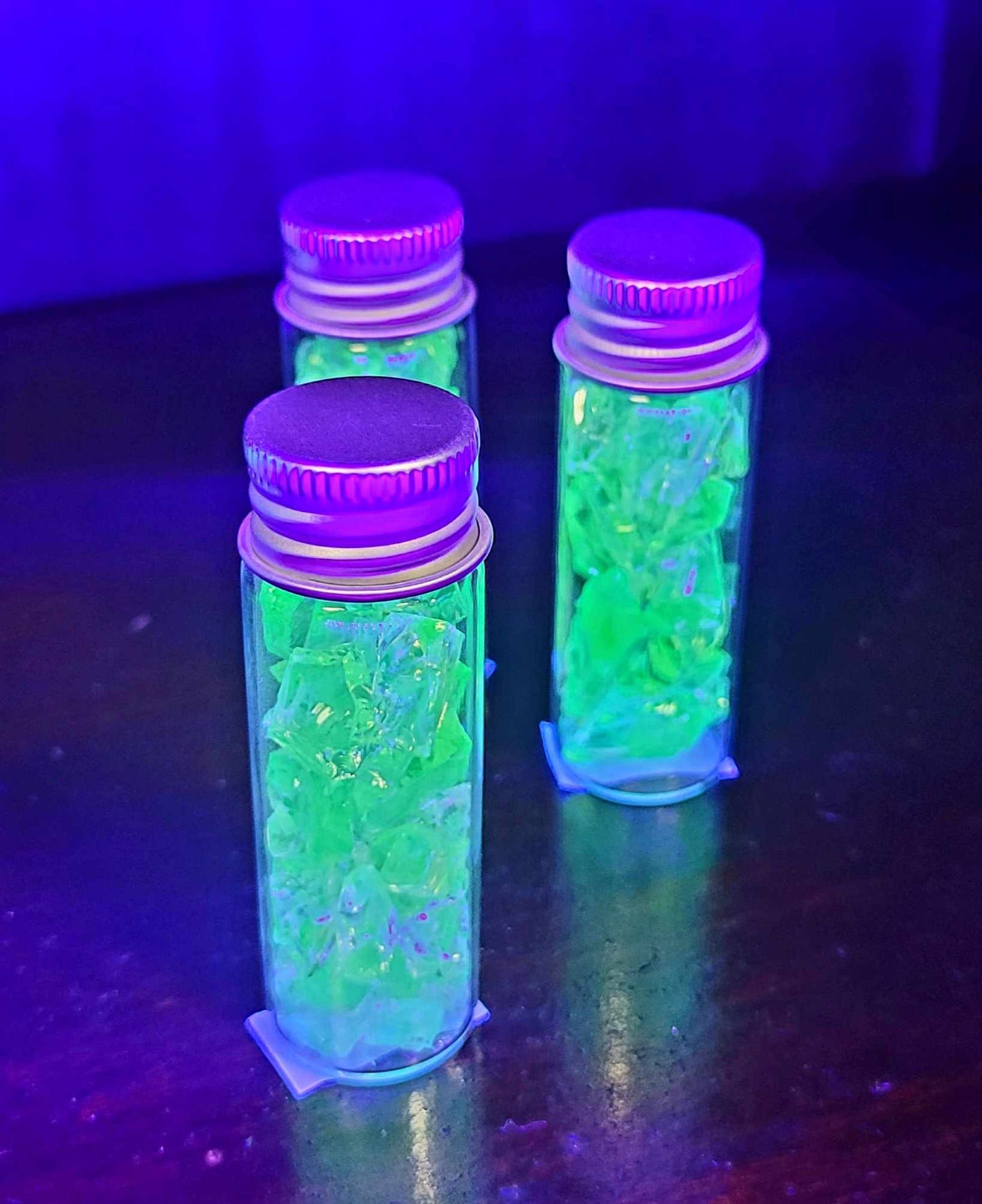 Mini Uranium Glass Jars