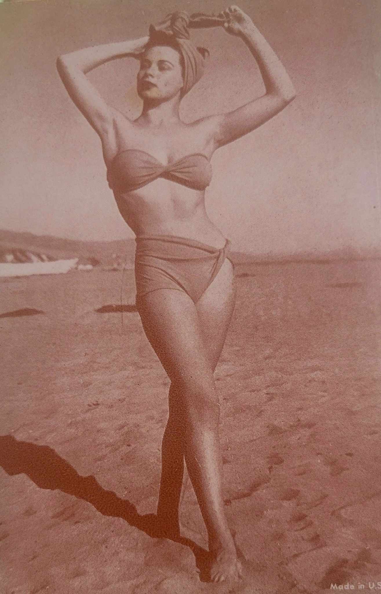 1950s Pin Up Cabinet Card Postcards