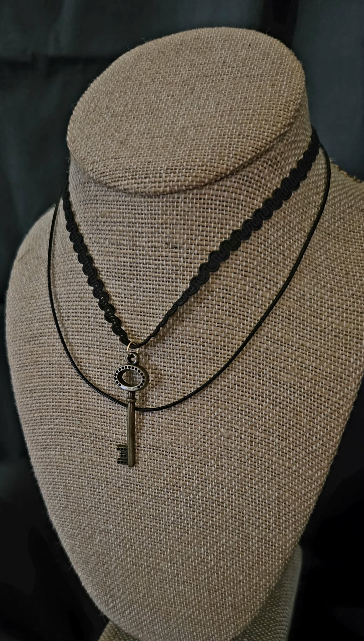 Black Choker and Key