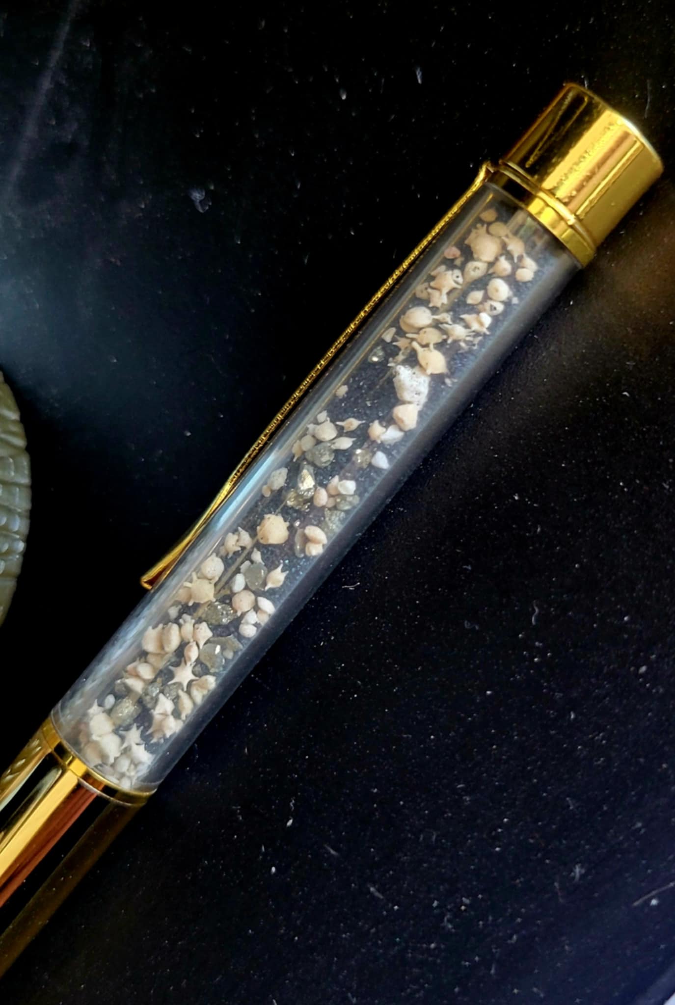 Okinawa Star Sand Gold Pen