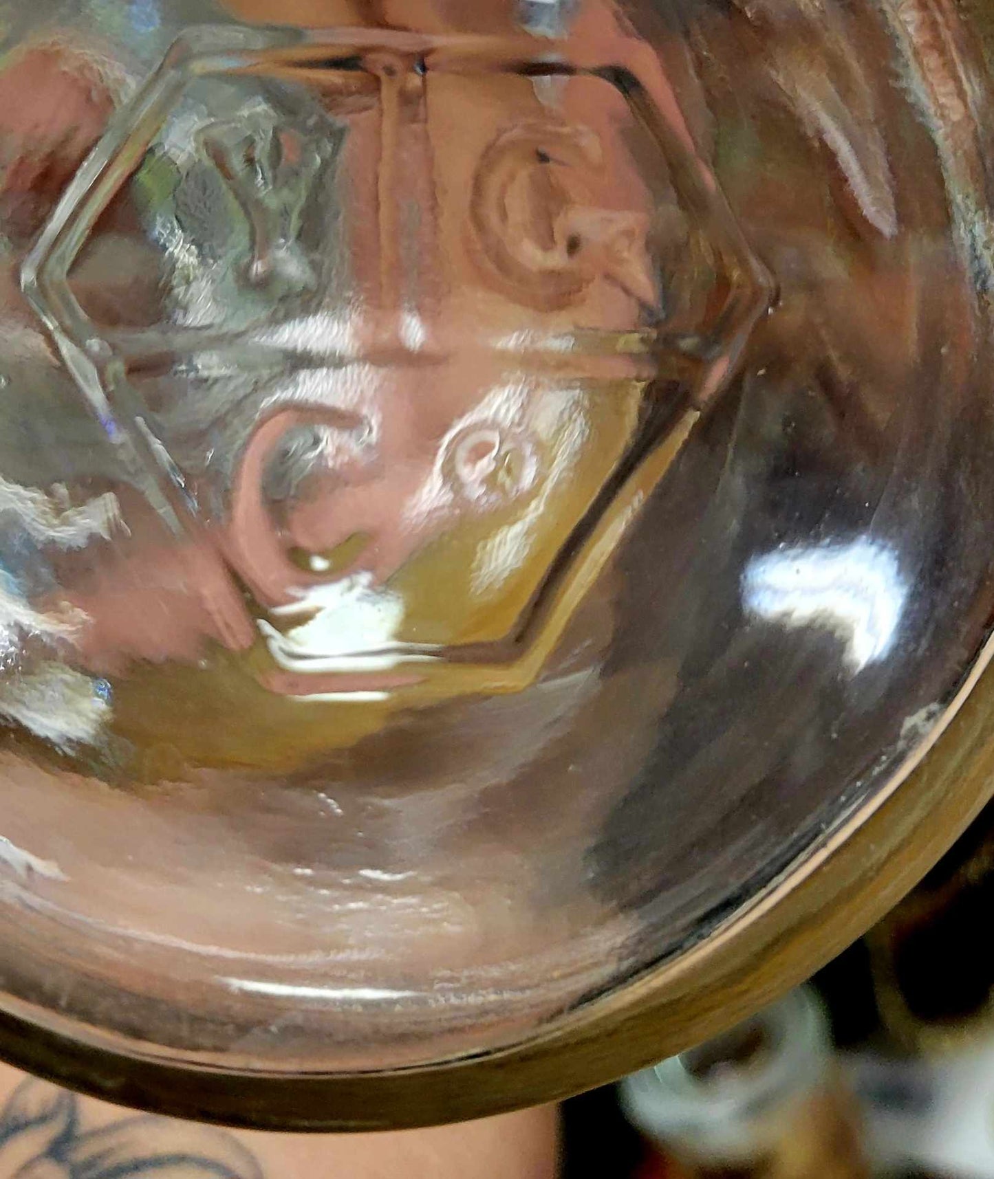 Large Gold trim Label Apotheary Jar