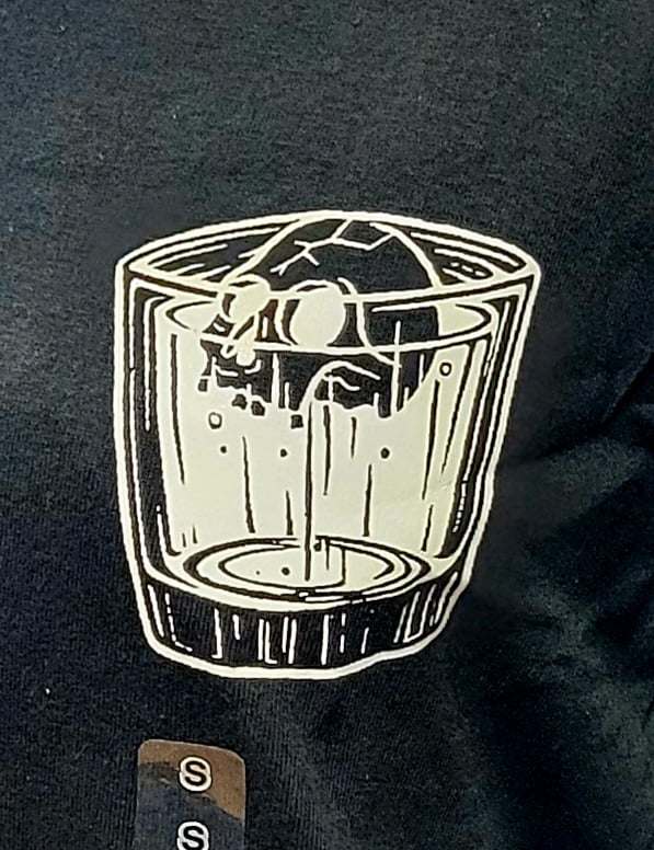 DRINK YOUR FEAR black T Shirt
