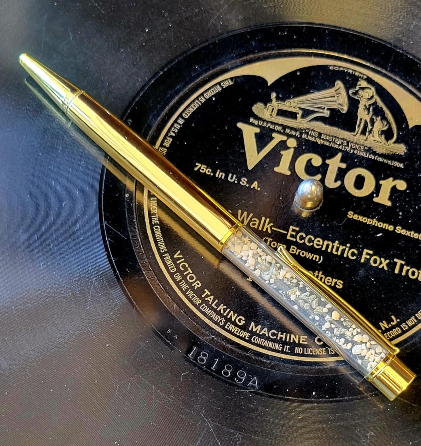 Okinawa Star Sand Gold Pen