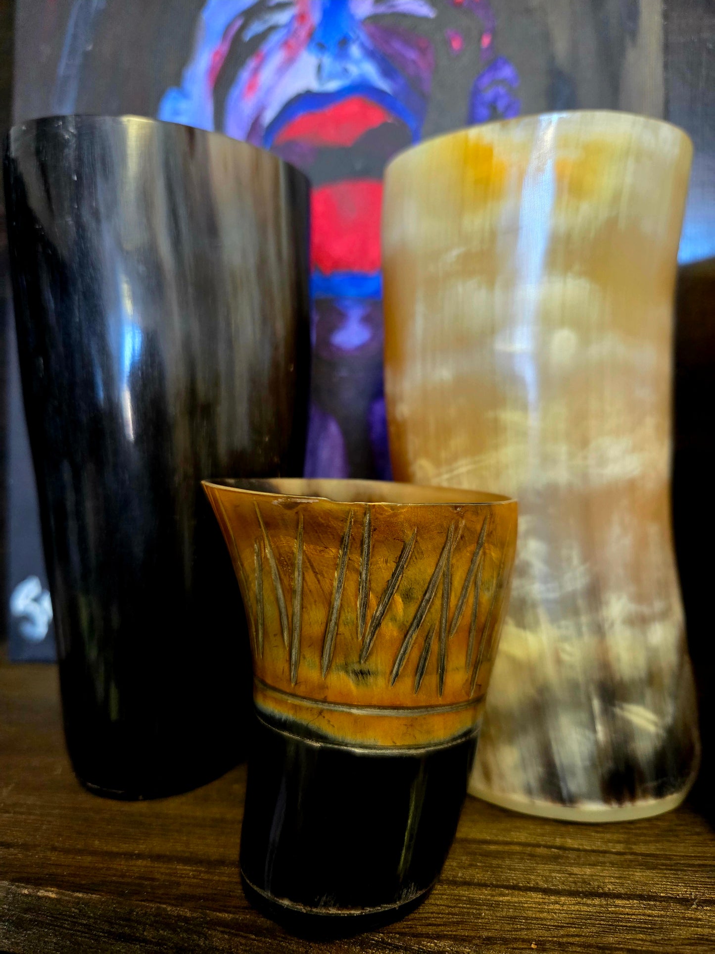 Water Buffalo Horn Cup