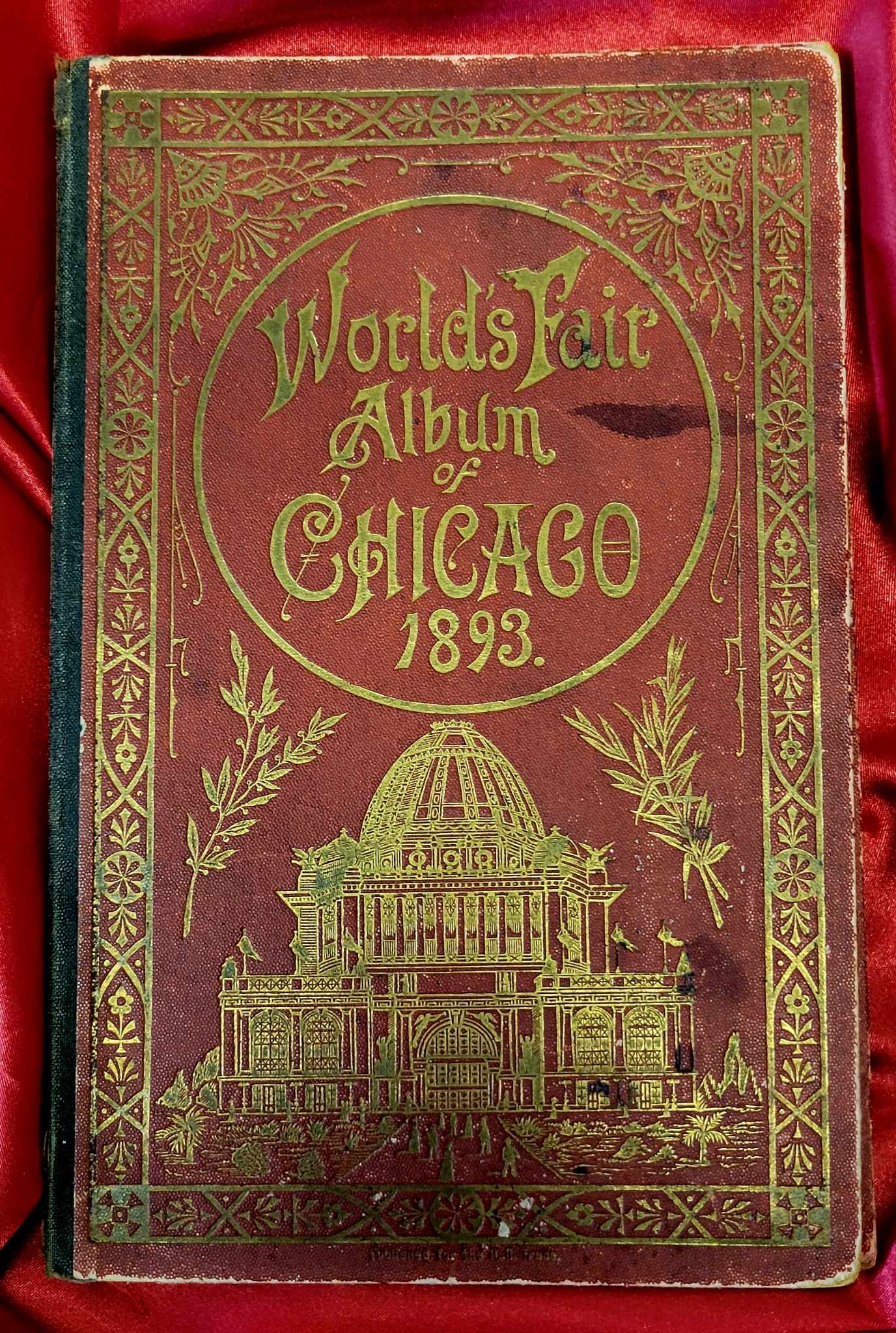 1893 World's Fair Souvenir hard cover booklet