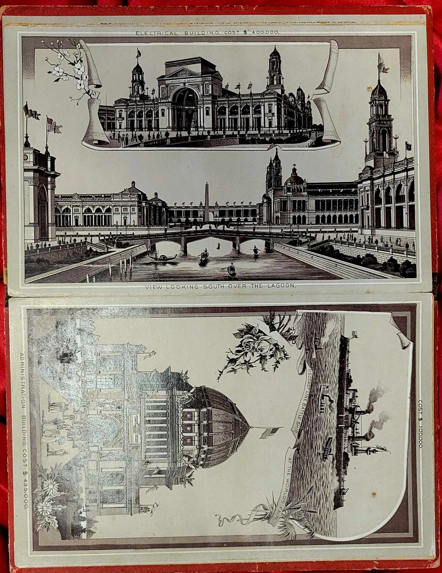 1893 World's Fair Souvenir hard cover booklet