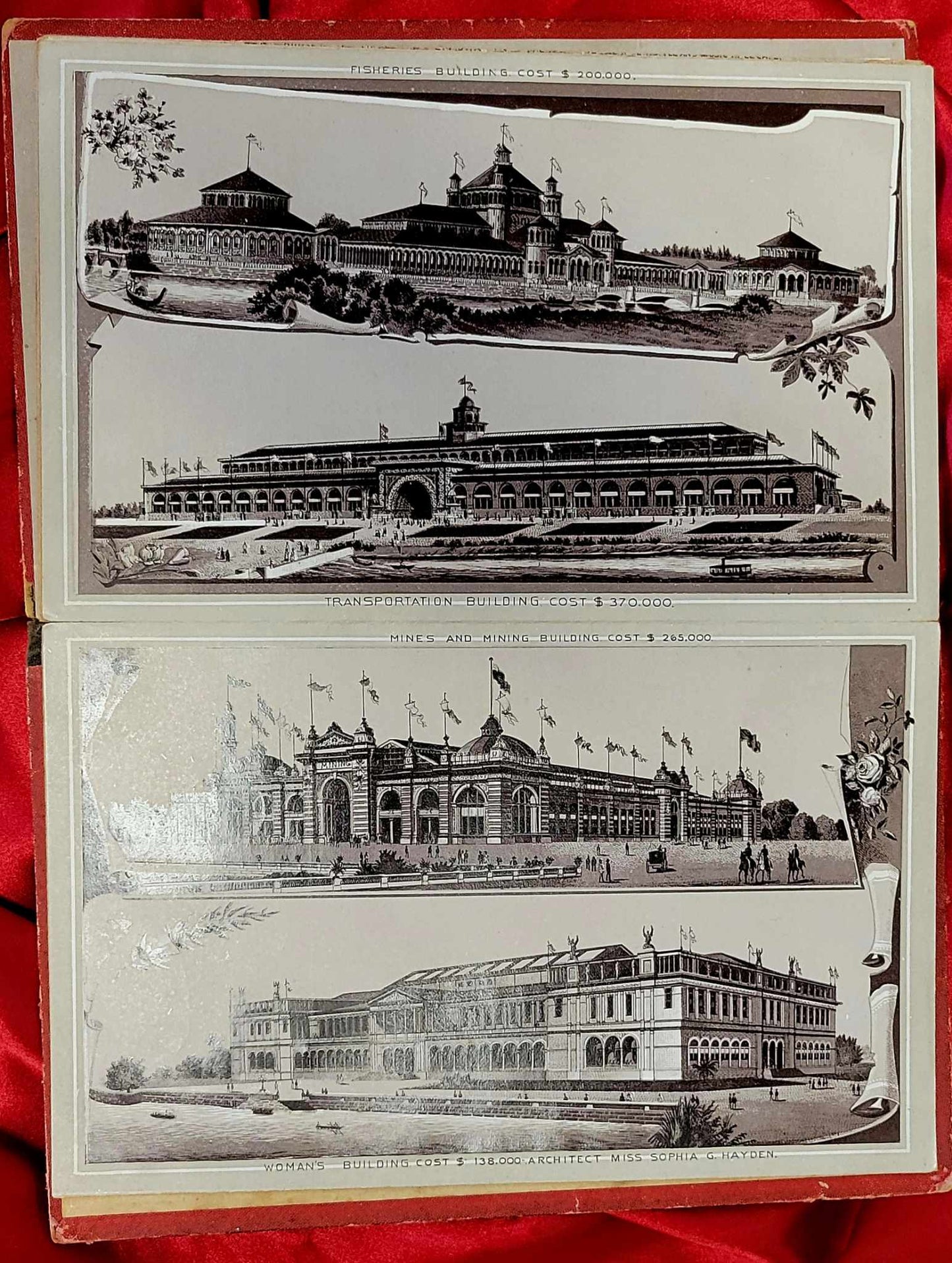 1893 World's Fair Souvenir hard cover booklet