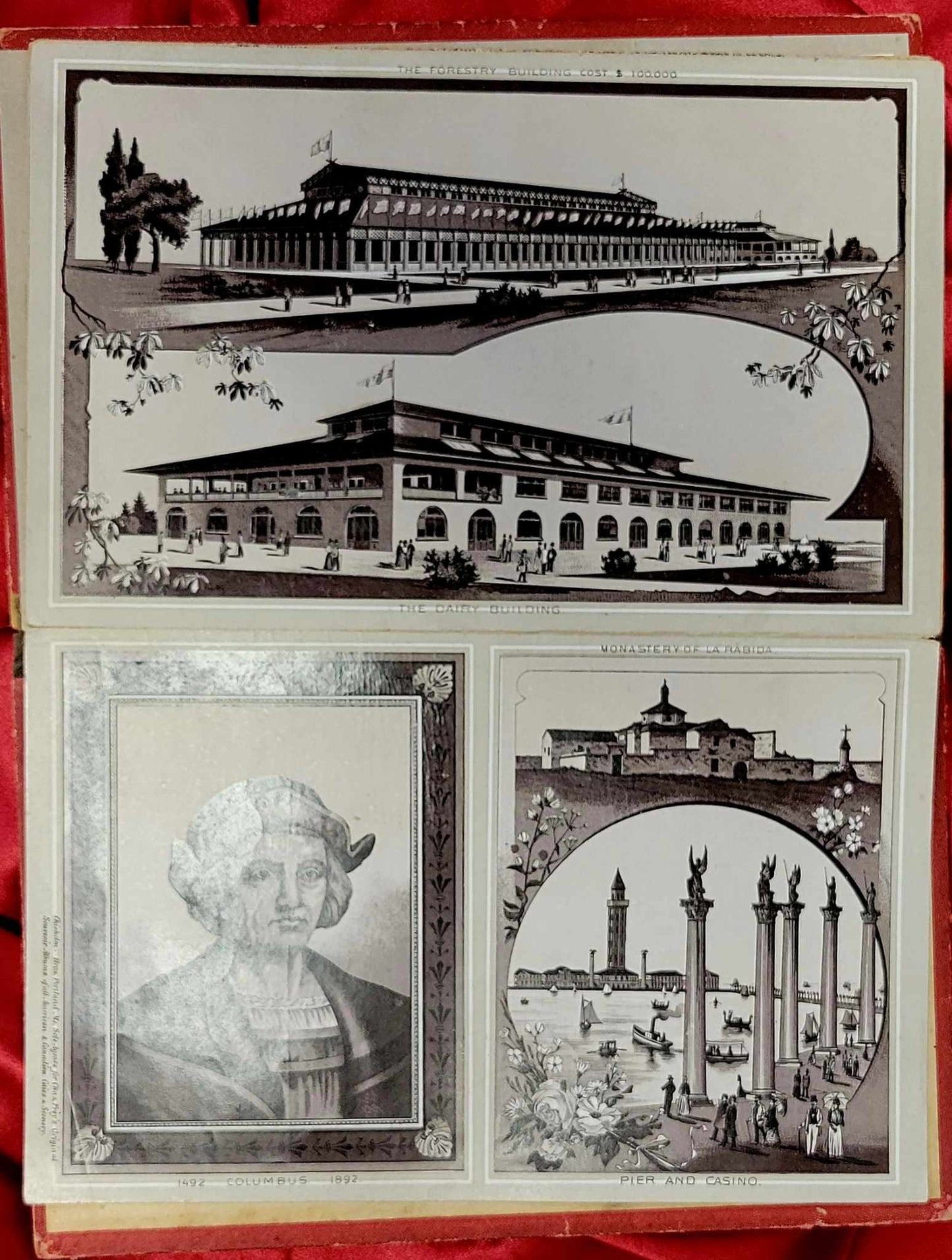 1893 World's Fair Souvenir hard cover booklet