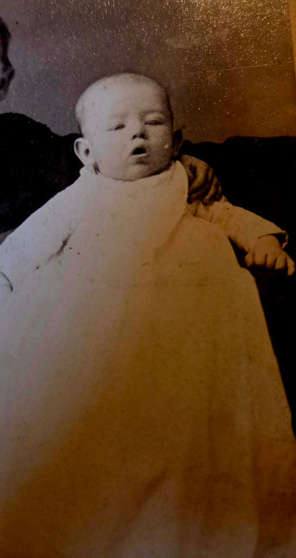 Antique Portrait of Two Children