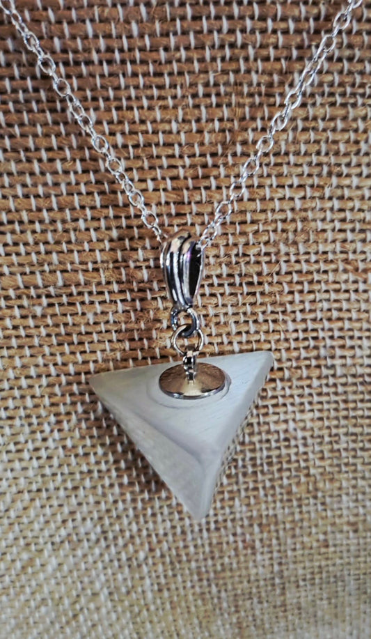 White Cat's Eye Necklace