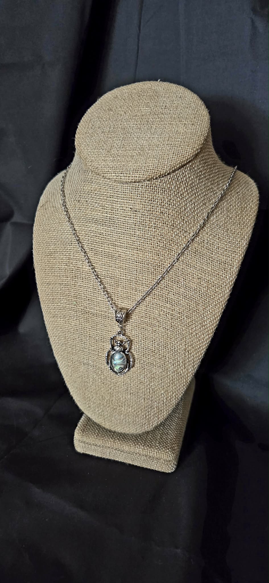 Abalone Spider Necklace