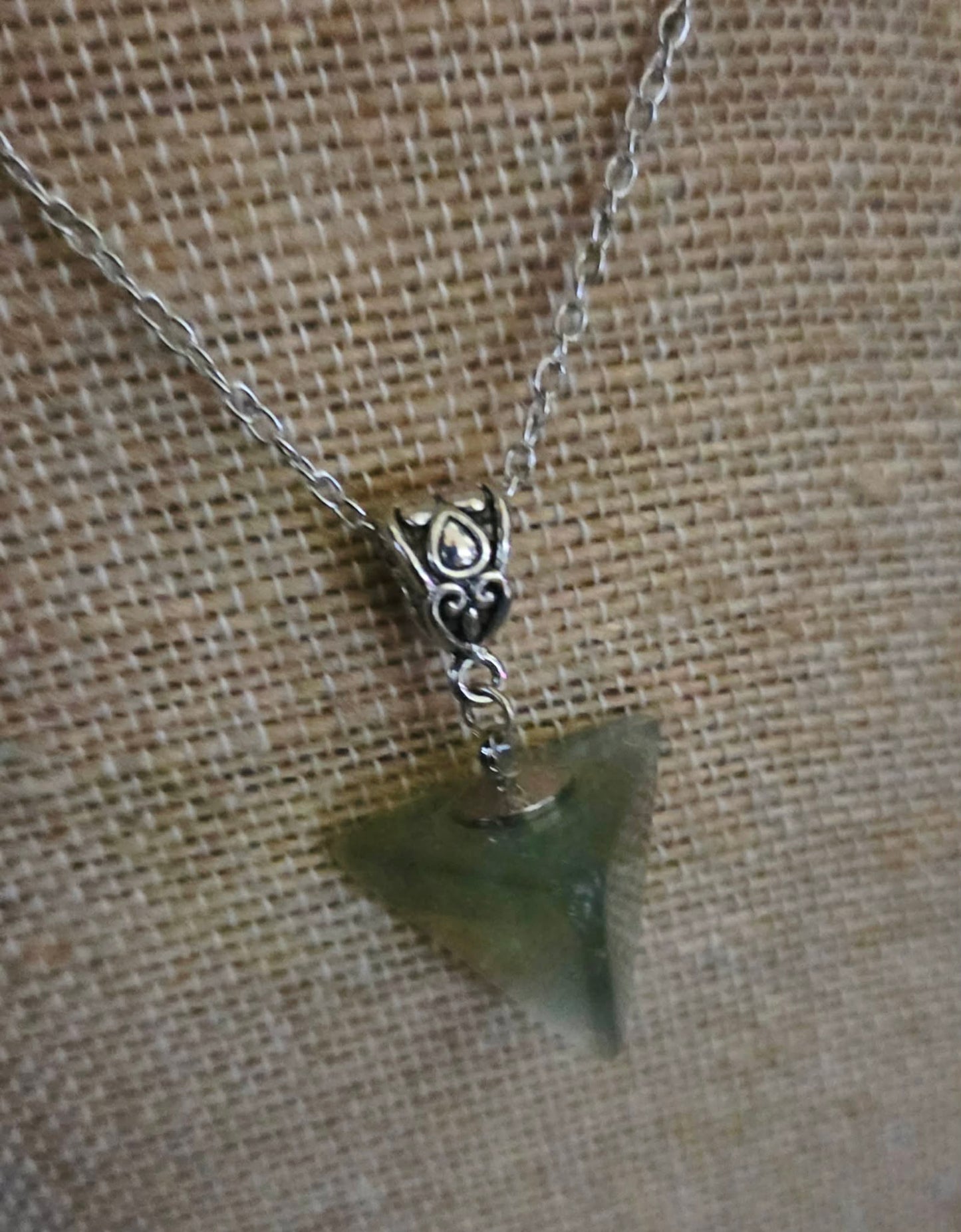 Prehnite necklace