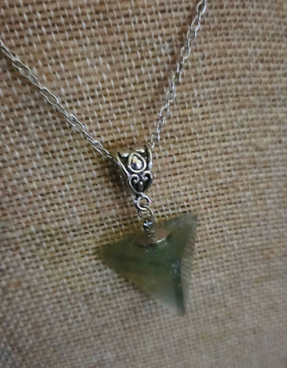 Prehnite necklace