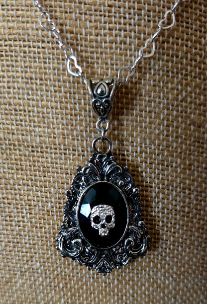 Skull Cameo Necklace