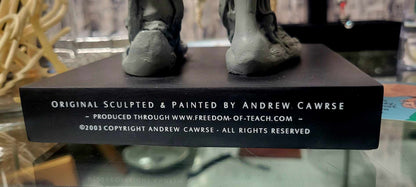 SIGNED 2003  Musculature Male Anatomy Sculpture by Andrew Cawrse