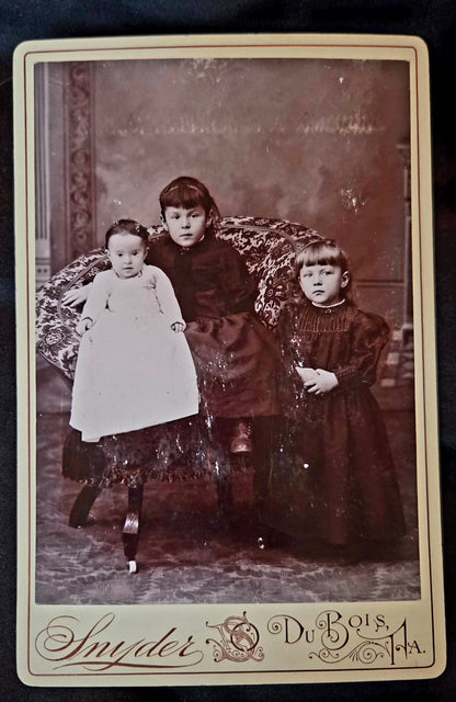 Antique Portrait of Three Children