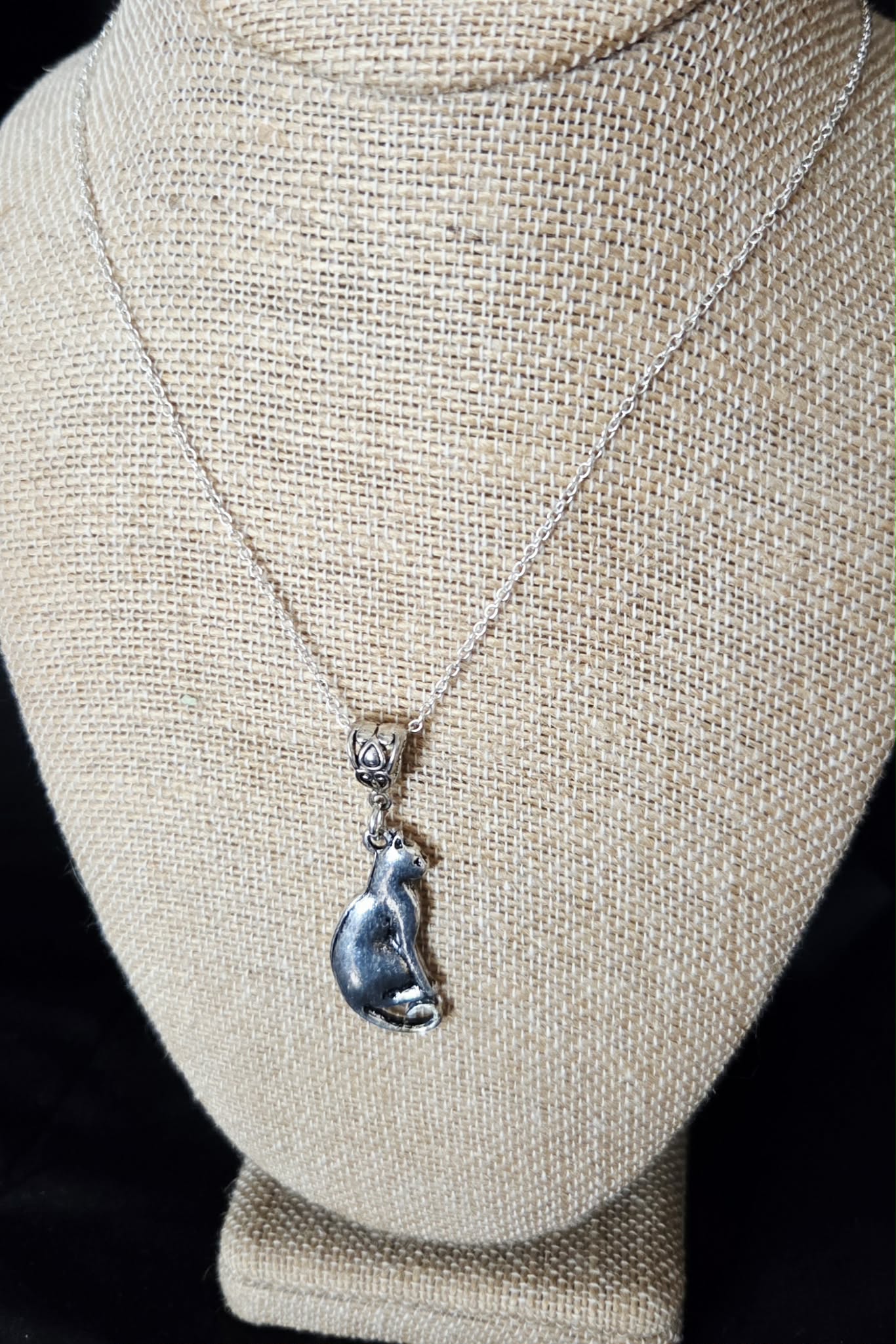 Double Sided Cat Necklace