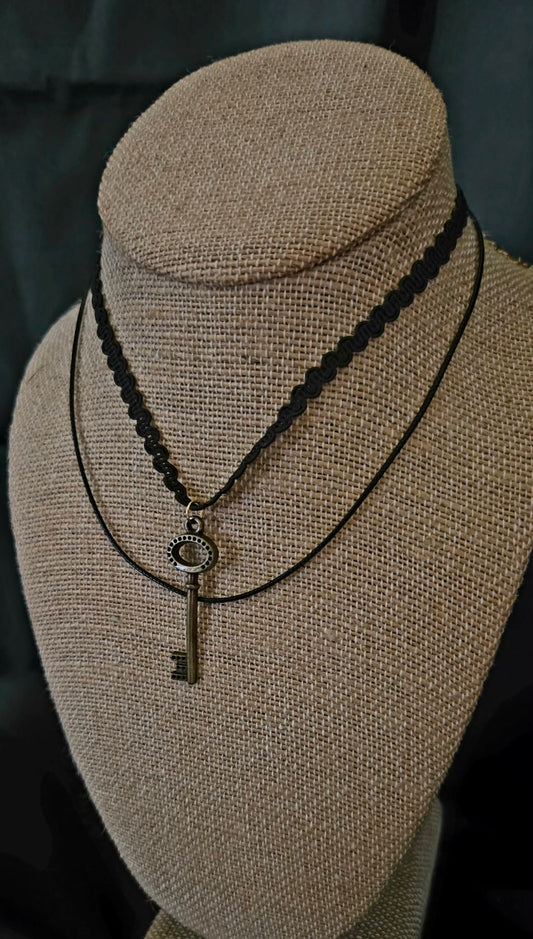 Black Choker and Key