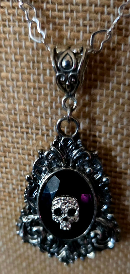 Skull Cameo Necklace