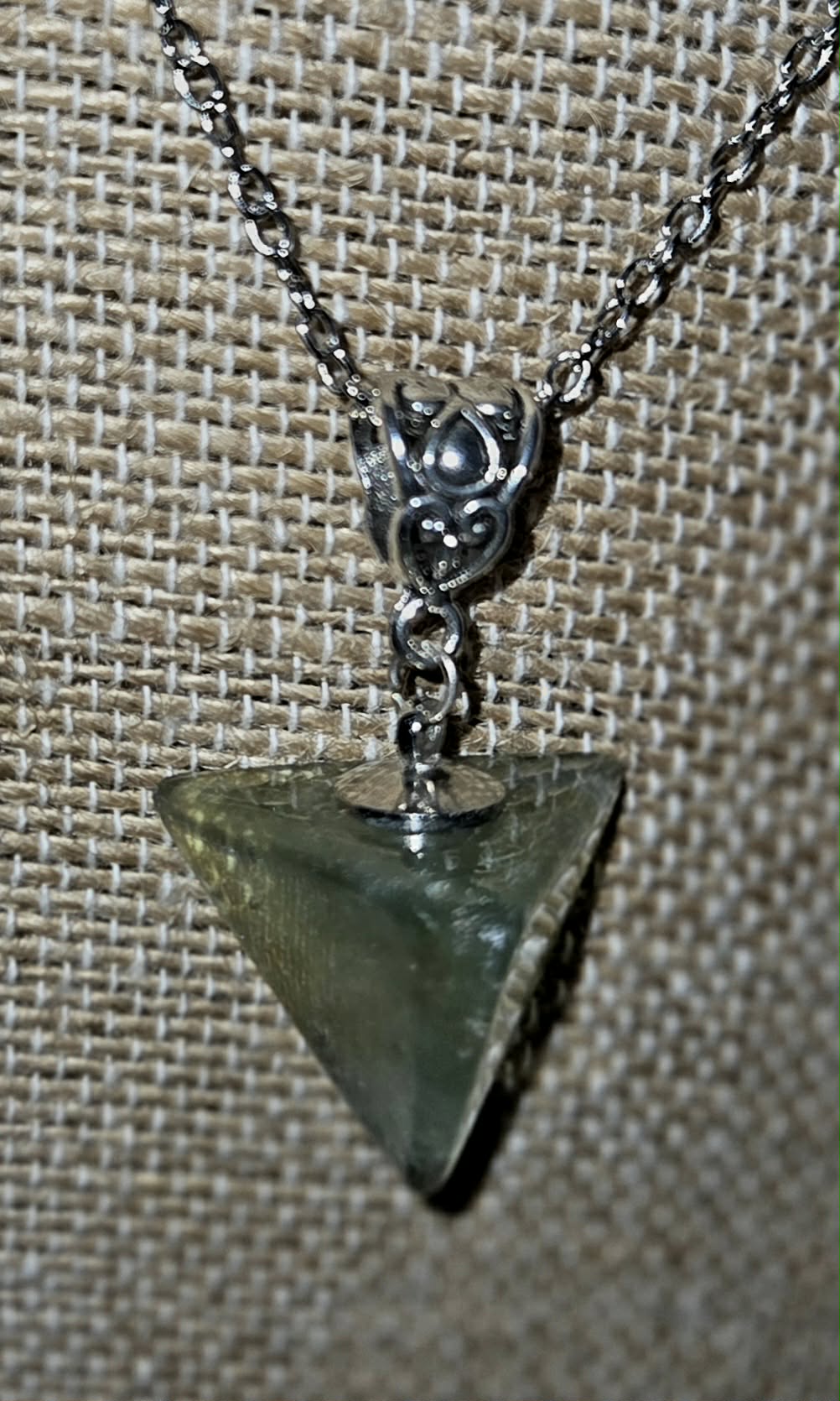 Prehnite necklace