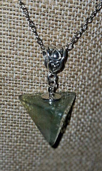 Prehnite necklace