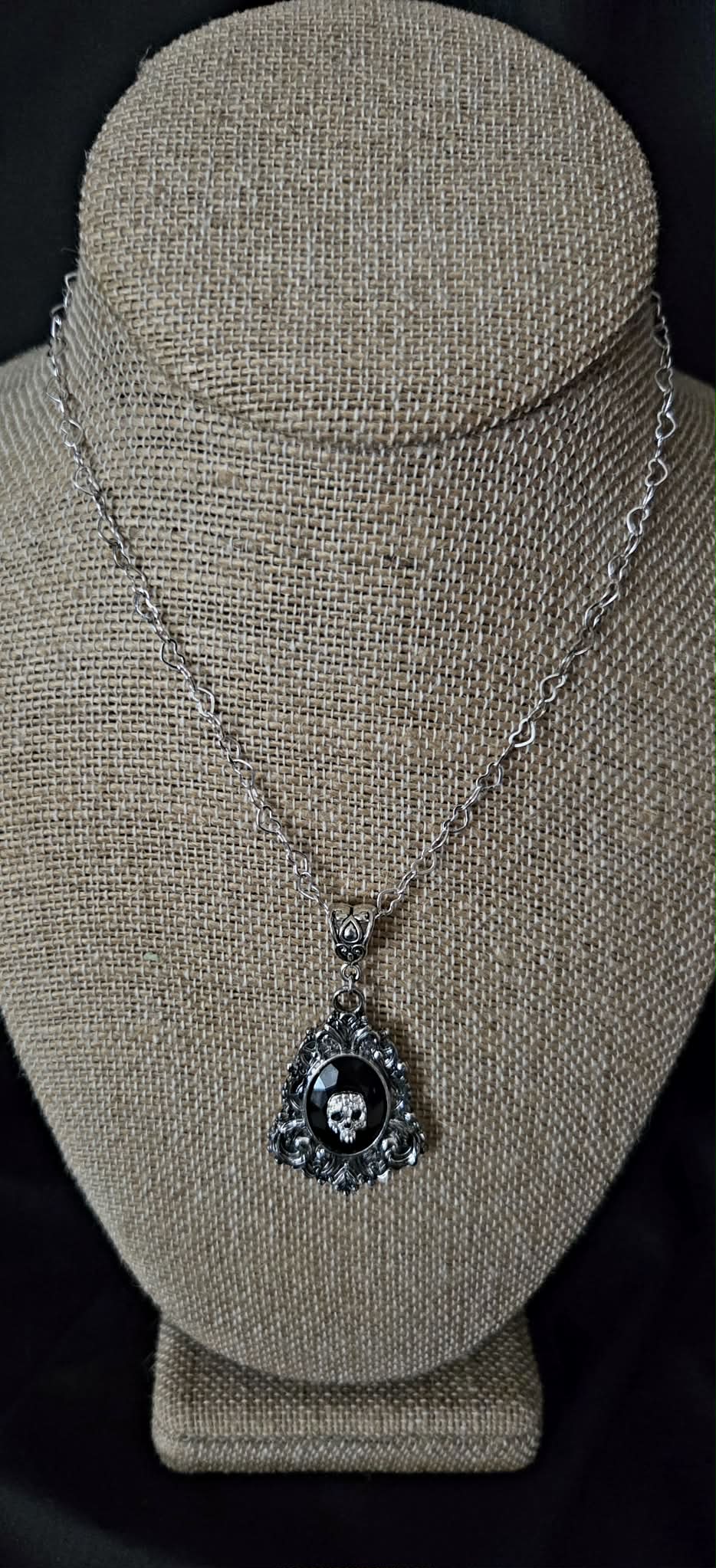 Skull Cameo Necklace