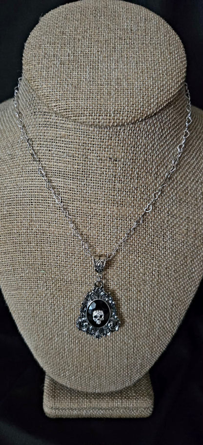 Skull Cameo Necklace