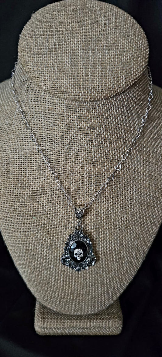 Skull Cameo Necklace