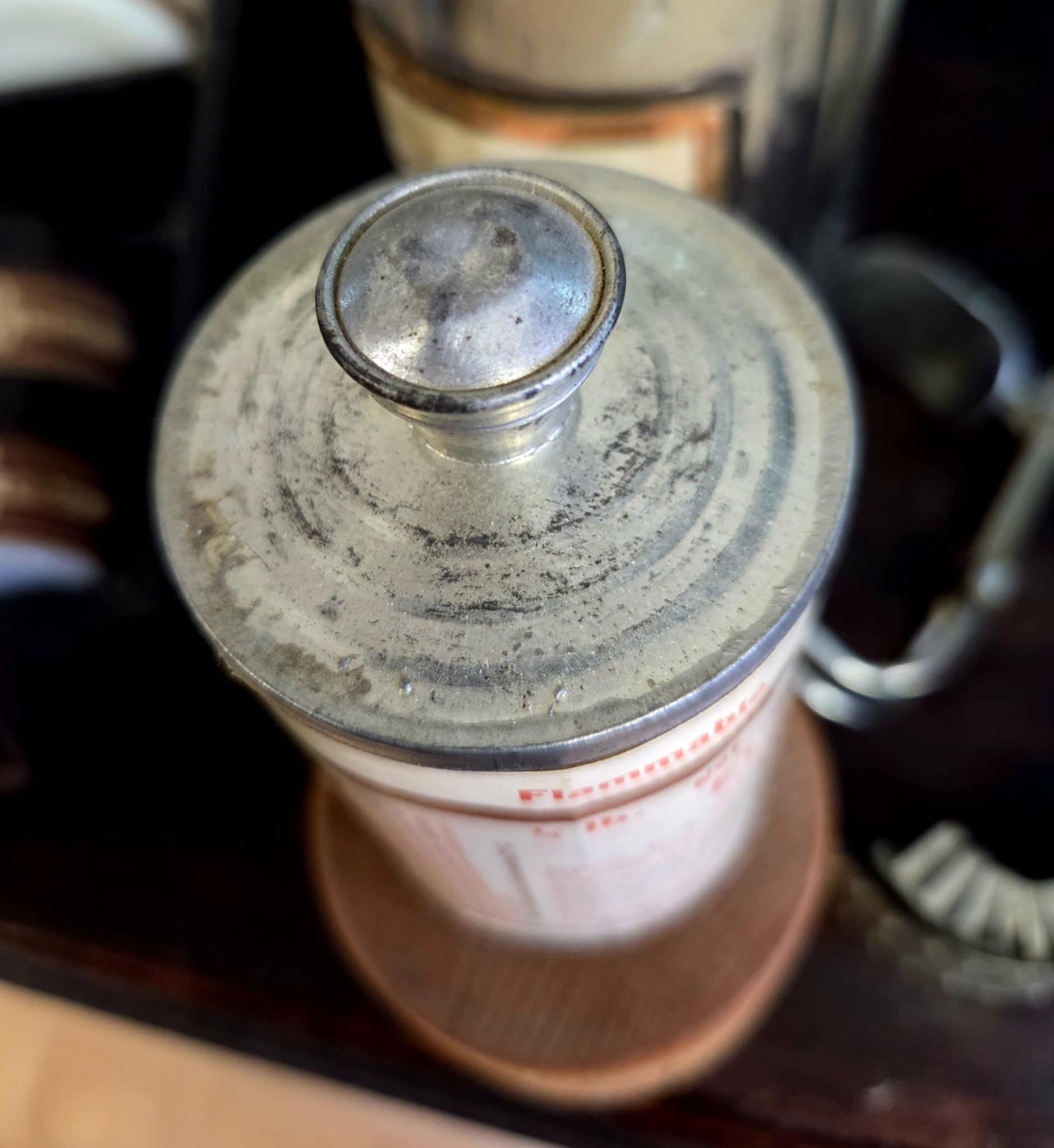 Unopened Ether Squibb Antique canister 1/4 lb, Net