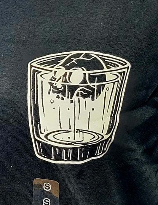 DRINK YOUR FEAR black T Shirt