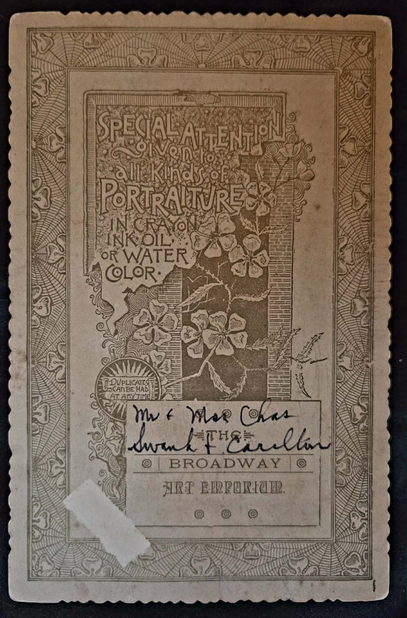 Antique Portrait of Mother, Father and infant