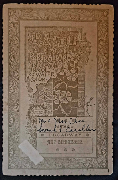 Antique Portrait of Mother, Father and infant